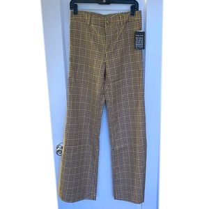 Avavav Checkered Wide Leg Pants